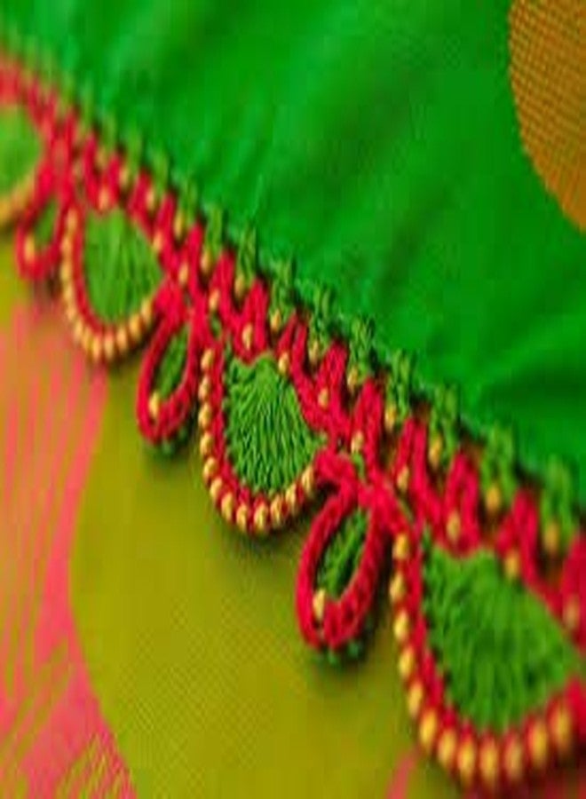 Jasol Silk Thread 20 Multi Colors Pack of 300 Meter X 20 Pieces for Jewelry Making,Saree kuch Making,Embroidery Regal etc (Multi Colar) Pack of 20 - Image 5